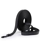 Toozey Adjustable Long Line Leash 10m Black - Non-Slip Recall Lead for Tracking, Camping, and Play | Padded Handle, Storage Bag | Robust Dog Training Lead - Buy Online on SooperMarket.com