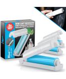 Bluepet 3x Mini lint roll - sustainable animal hair remover for dog hair cat hair and lint - washable - ideal for on the go - Buy Online on SooperMarket.com