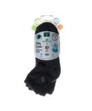 Earth Therapeutics Aloe Vera Socks - Aloe Vera & Vitamin E Infused For Dry Feet, Cracked Heels, Calluses - 2 Pairs Black/Black - Buy Online on SooperMarket.com