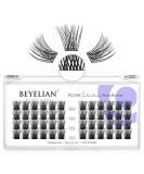BEYELIAN DIY Eyelash Extension Cluster Lashes - Style3 0.07 12mm Black Band - Reusable False Eyelashes for Natural Look - 48 Lash Clusters - Buy Online on SooperMarket.com