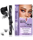 Lash Bond and Seal Waterproof 10ML Eyelash Bond and Seal Lash Glue for Lash Clusters Black Lash Glue and Bond Super Strong Lash Extension Bond and Seal Long Lasting Bond and Lock 72 Hours(NewST-HEI) 10ML Lash Bond and Seal - Buy Online on SooperMarket.com