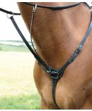 Shires Salisbury 3 Point Breastplate-Black/Silver Full - Buy Online on SooperMarket.com