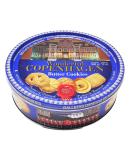 Danish Butter Cookies 340g (12 Ounce) in Wonderful Copenhagen Tin with Embossed Lid by Jacobsens of Denmark - Traditional Biscuit Tin Gift - Buy Online on SooperMarket.com