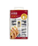 KISS 100 Full Cover Fake Nails Manicure Kit 10 Sizes 5 Manicures Medium Length Active Oval 100 Nails Active Oval 101 Piece Set - Buy Online on SooperMarket.com