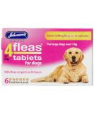 Johnsons Veterinary Products 4Fleas Dog Tablets Large 57 mg 6 Tablets - Buy Online on SooperMarket.com