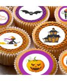cakes 24 edible PRE CUT Halloween (framed) style kids childrens party decorations Wafer Paper Cupcake Fairy Cake Toppers Multi - Buy Online on SooperMarket.com