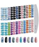 Ebanku nail foil self -adhesive marble 22 sheet nail sticker sticker nail sticker self -adhesive waterproof full wraps nail polish sticker nail art decorations - Buy Online on SooperMarket.com