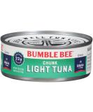 Bumble Bee Chunk Light Tuna In Water, 5 oz Cans (Pack of 24) - Wild Caught Tuna - 22g Protein Per Serving - Non-GMO Project Verified, Gluten Free, Kosher - Great For Tuna Salad & Recipes Chunk Light in Water 5 Ounce (Pack  - Buy Online on SooperMarket.com