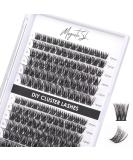 144PCS 3D False Eyelashes D Curl Natural Look Individual Cluster Lashes - Reusable Fluffy Soft DIY Extensions Mix 10-16MM - Buy Online on SooperMarket.com