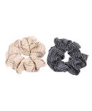 axy XXL Scrunchie Hair Tie Set - 2 Fabric Ponytail Holders | Double Pack Hairbands for Perfect Hairstyles - Buy Online on SooperMarket.com