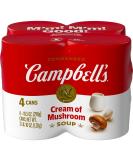 Campbell's Condensed Cream of Mushroom Soup, 10.5 Ounce Can, 4 Count (Packaging May Vary) Cream of Mushroom 10.5 Ounce (Pack of 4) - Buy Online on SooperMarket.com