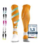Diasports runstars compression socks for sports running marathon and triathlon |Runstars Premium compression socks with even compression and reinforced heel for women and men orange L - Buy Online on SooperMarket.com