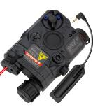 ACTIONUNION Airsoft PEQ-15 IR Laser + Visible Red Laser + White LED Flashlight Black - Buy Online on SooperMarket.com