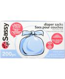 Sassy Baby Disposable Diaper Sacks, 200 Count, Packaging may vary 200 Count (Pack of 1) - Buy Online on SooperMarket.com
