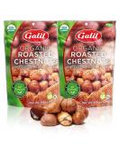 Galil Organic Roasted Chestnuts Pack of 2 - Shelled & Ready to Eat - Gluten Free Vegan Non-GMO Snacks - Ideal for Baking & Cooking - 3.5oz Bags - Buy Online on SooperMarket.com