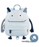 GAGAKU Mini Toddler Backpack for Boys 2-5 Years | Anti-Lost Preschool Backpack with Leash in Blue - Buy Online on SooperMarket.com