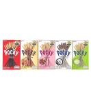 Pocky Biscuit Stick 5 Flavor Variety Pack (Pack of 5) (Total 7.2 oz) - Classic Flavors - Buy Online on SooperMarket.com
