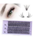 DIY Eyelash Extensions - 120 Individual False Eyelashes for Beginners | Reusable 10-16mm C/CC/D Curl | 30D Pack - Buy Online on SooperMarket.com