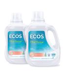 ECOS Hypoallergenic Laundry Detergent, Magnolia Lily, 200 Loads, 100oz Bottle by Earth Friendly Products (Pack of 2) Magnolia and Lily 100 Fl Oz (Pack of 2) - Buy Online on SooperMarket.com