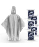 Hagon PRO Disposable Rain Ponchos for Adults (5 Pack) Clear - Buy Online on SooperMarket.com