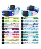 20 PCS Child Safety Wristband Bracelets - Reusable and Waterproof ID Bands for Boys and Girls | Adjustable Anti Lost Bracelets for Outdoor Activities - Buy Online on SooperMarket.com