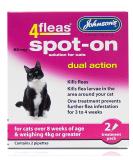 Johnsons 4Fleas Dual Action Spot On For Cats and Kittens (Cats Over 4kg) - Buy Online on SooperMarket.com