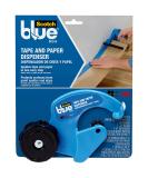 ScotchBlue Painter's Tape and Paper Dispenser  Applies Masking Paper with Painter s Tape to Protect and Cover Surfaces  Tape Dispenser Includes Plastic Blade  Fits 12 Inch Masking Paper - Buy Online on SooperMarket.com