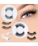 Buy WIWOSEO Reusable Magnetic Eyelashes - Dual Magnetic Lashes for a Natural Look | Glue-Free with Applicator | 2 Pairs B-15MM for Effortless Beauty - Buy Online on SooperMarket.com