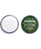 SK INFINITY | Classic Face and Body Paint 18ml - Professional Water Based Single Cake Makeup - White & Dr. Green - Buy Online on SooperMarket.com