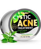 Cystic Acne Treatment and Acne Scar Remover - Made in USA - Effective Face & Body Severe Acne Cleanser with Tea Tree Oil - Prevent Future Breakouts - Natural Acne Spot Pimple Cream - Buy Online on SooperMarket.com