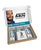 Just For Men Beard Coloring - Darkest Brown M-50 | Biotin, Aloe & Coconut Oil | Pack of 3 - Buy Online on SooperMarket.com