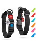 Waudog Waterproof Adjustable Dog Collar - Durable & Stylish Collars for Big Dogs Small Dogs & Puppies with Secure Plastic Lock - Buy Online on SooperMarket.com