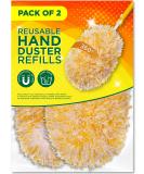 Millifiber Microfiber Reusable Refills for Swiffer Hand Duster - 2-Pack | 360 Degree Dry Duster Heavy Duty Refills | Eco-Friendly Alternative - Replacement Pads - Buy Online on SooperMarket.com