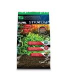 Fluval Plant and Shrimp Stratum Aquarium Planting Substrate Dark Brown 2 kg (Pack of 1) - Buy Online on SooperMarket.com