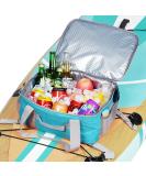 Uboway Inflatable Paddle Board Cooler Bag Water-Resistant Portable Deck Bag with Top Mesh Pocket Independent Grid and Magic Stickers, Food Storage Bag Sup Accessories for Traveling Green - Buy Online on SooperMarket.com