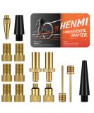 Henmi bicycle valve adapter set all bicycle adapter French valve auto -style adapter and French valve adapter with sorting box air pump ball pin and compressor valve adapter - Buy Online on SooperMarket.com