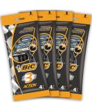 BIC 3 Action Razor men 16 disposable razors with 3 blades each with aloe vera for a quick gentle shave black 4 pieces (1 Pack) - Buy Online on SooperMarket.com