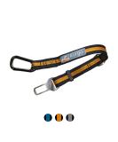 Kurgo Direct to Seat Belt Tether Universal Car Seat Belt for Dogs Works with any Pet Harness Adjustable Length Black/Orange Black/Orange 1 Pack Regular Carabiner - Buy Online on SooperMarket.com