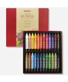 Mungyo 24-Piece Water-Soluble Oil Pastel Set - Assorted Colors - Buy Online on SooperMarket.com