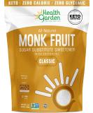 Health Garden Monk Fruit Sweetener, Classic - Non GMO - Gluten Free - Sugar Substitute - Kosher - Keto Friendly (3 lbs) 3 Pound (Pack of 1) - Buy Online on SooperMarket.com
