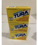 Tura Germicidal Medicated Soap (Savon Germicide Medicamente) 65 grams (2.29 OZ) Pack of 3 Bars. - Buy Online on SooperMarket.com