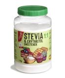Stevia + Erythritol 1:1 Sweetener | 1g 1g of sugar | 100% Natural Sugar Substitute - 0 Calories - 0 Glycemic Index - Keto and Paleo - 0 Net Carbohydrates - Non-GMO - Castello since 1907-1kg 1 kg (Pack of 1) - Buy Online on SooperMarket.com