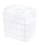 New brothread 4 Layers Stackable Clear Storage Box/Organizer for Holding 80 Spools Home Embroidery & Sewing Thread and Other Embroidery Sewing Crafts (Spool Size Requirement: H2.2" W1.69") - Buy Online on SooperMarket.com