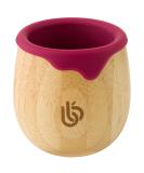 Bamboo Baby and Toddler Sippy Cup - 150ml Eco-Friendly Dinky Cup with Cute Silicone Drip Rim for Teeth and Gum Protection - Ideal Toddler Transition Cup (Cherry) - Buy Online on SooperMarket.com