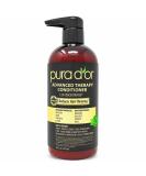 PURA D'OR Advanced Therapy Conditioner with Argan Oil & Biotin - 16 fl oz - For Men & Women - Sulfate-Free - Buy Online on SooperMarket.com