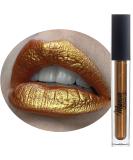 Mynena Yellow Gold Lip Gloss Topper | Shimmer Glossy Finish Liquid Lipstick with Jojoba Oil | Vegan & Cruelty-Free - Buy Online on SooperMarket.com