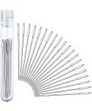 Large-Eye Stitching Needles for Leather Projects with Clear Bottle, 20 Pack 5.2 cm - Buy Online on SooperMarket.com