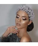 HAIPEI Rhinestone Wedding Headpiece for Bride & Bridesmaids - Silver Hair Accessories - Buy Online on SooperMarket.com