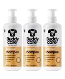 BuddyCares Oatmeal Dog Shampoo - Soothing & Moisturizing for Irritated Skin with Aloe Vera & Pro-Vitamin B5 (500ml x3) - International Shipping Available - Buy Online on SooperMarket.com