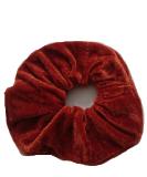 AADYA Pair of Extra Large (15CM) Velvet Hair SCRUNCHIES Elastic Scrunchy Hair BOBBLES (Rust) - Buy Online on SooperMarket.com